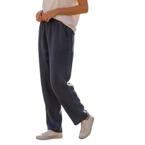 Nile linen elastic waistband pull on relaxed fit pants Sz XS excellent condition